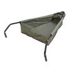 Collapsible Garden Wheelbarrow Steel Tube Large Capacity Bag Foldable Yard Cart for Grass Weeds Bark Soil