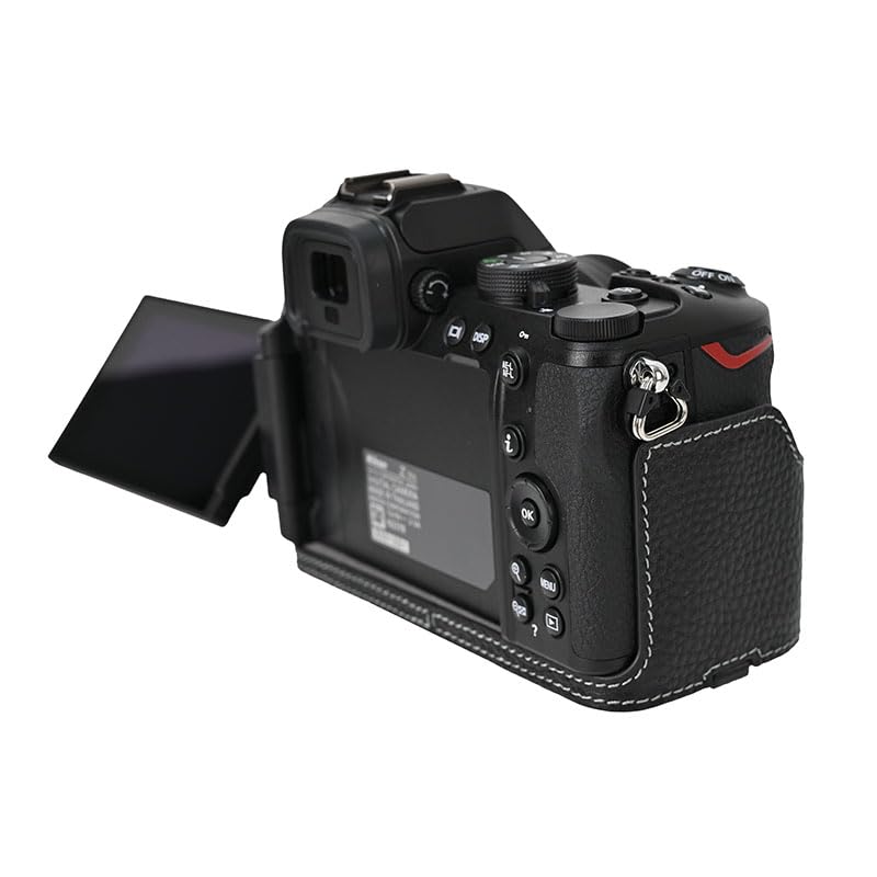 SIUTATDSH Camera Compatible with Nikon Z and Mark II Includes a Camera and Portable Tripod and Includes Battery Case, Silver-Tone Leather, Z50II, 50,