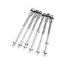 6 Pieces Drum Tension Rods Hardware for Snare Drum Spare Parts Replaces 6x60MM