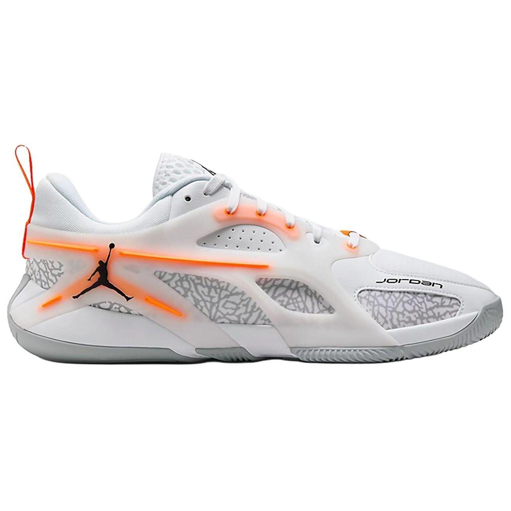 Jordan Heir Abrasion Resistant Low Top Basketball Shoes Unisex White IO0409-108