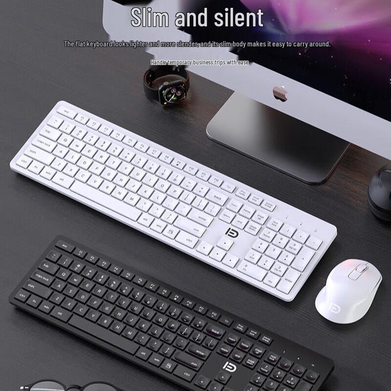 

Fude EK783 Ultra-thin Silent Wireless Keyboard Mouse Combo
