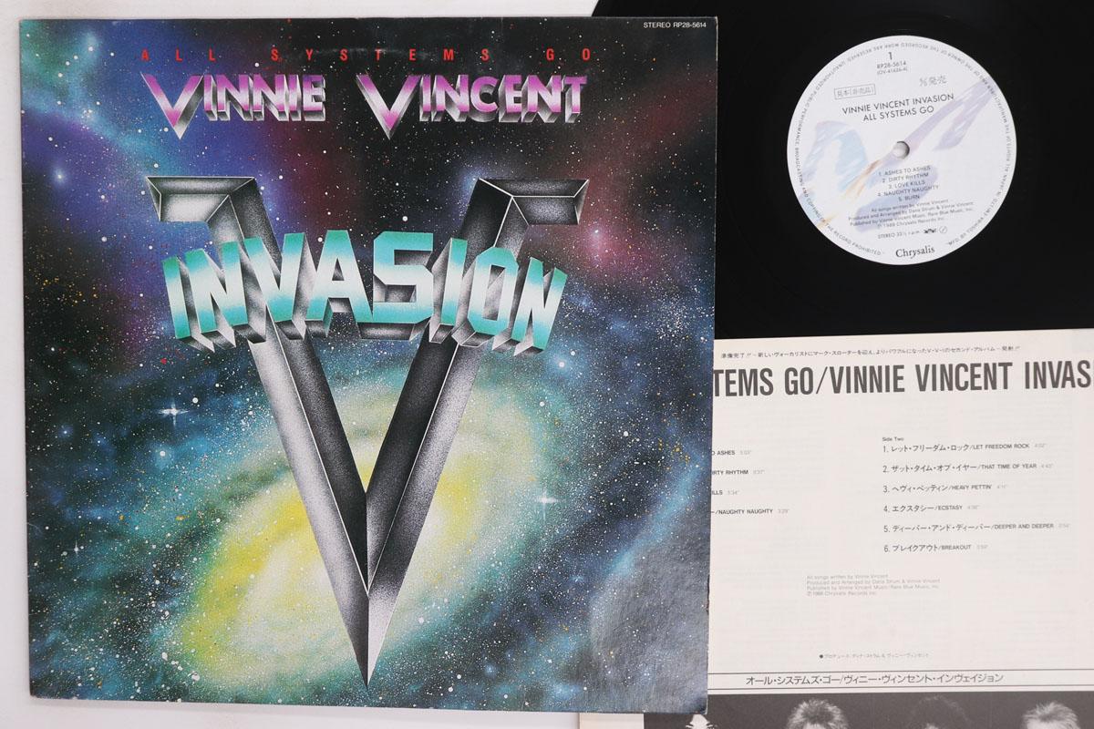 Виниловая пластинка VINNIE VINCENT INVASION All Systems Go RP285614PROMO CHRYSALIS 1988 Япония Металл Б/у