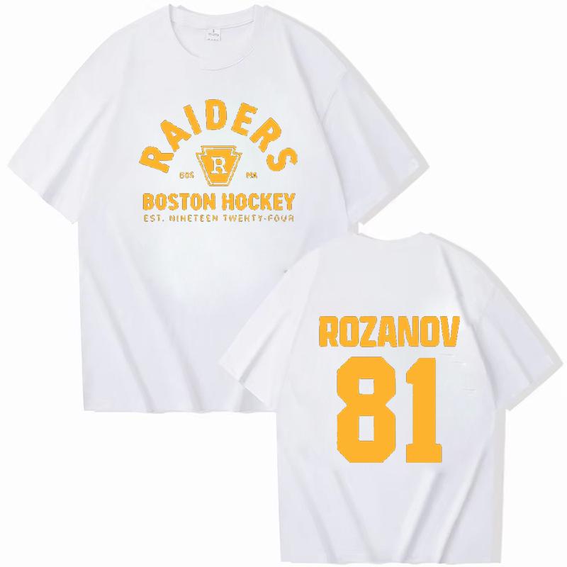 Heated Rivalry Graphic Round Neck Short Sleeve T-Shirt - Street Style, Fashion Top