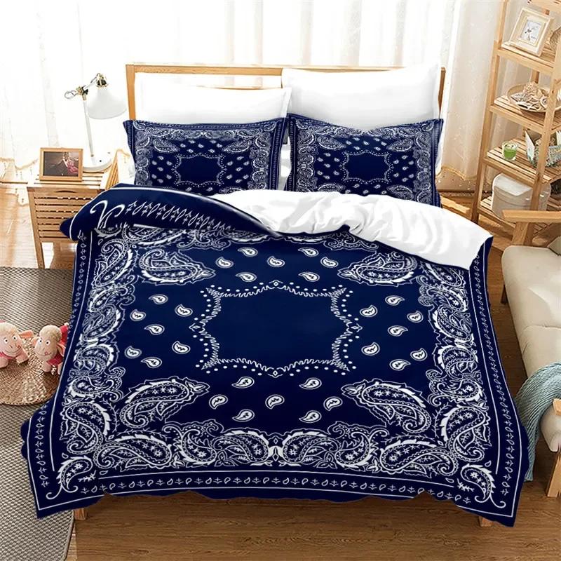 Comforter Mandala Floral Bohemian Flowers Bedding Set Microfiber Exotic Geometric Twin Full For Kids Adults Decor