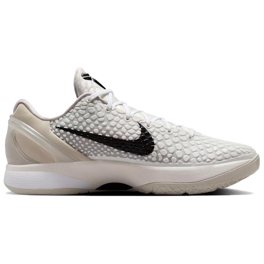 Nike נעלי סניקרס יוניסקס Zoom Kobe 6 Protro אולסטאר - מפרש קרם שחור עצם בהיר FQ3546-100