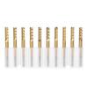 10pcs 3.175mm Carbide End Mill 1 8  Shank Titanium Coated CNC PCB Engraving Bit