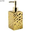 Electroplated Hammered Ceramic Lotion Bottle Empty Bottle Soap Bottle Soap Dispenser Hand Soap Bottles Bathroom Accessories