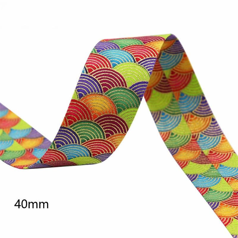1m Flowers Ribbon Press Cloth Strip DIY Handmade Materials Headwear Hair Bows Clothing Shoes Hats Crafts