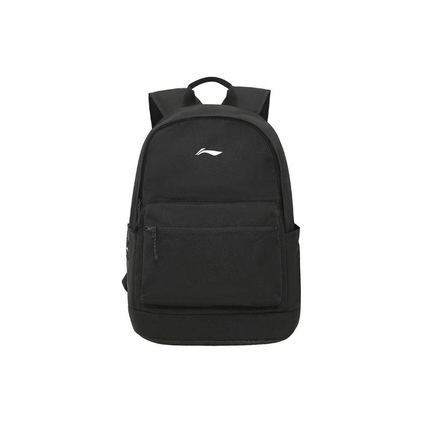 Li Ning Polyester Backpack Regular Unisex Black ABSV313-1