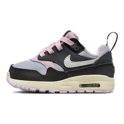Air Max 1 TD Antracitová Růžová Pěna Dětské Tenisky Šedá Černá Summit-White DZ3309-004