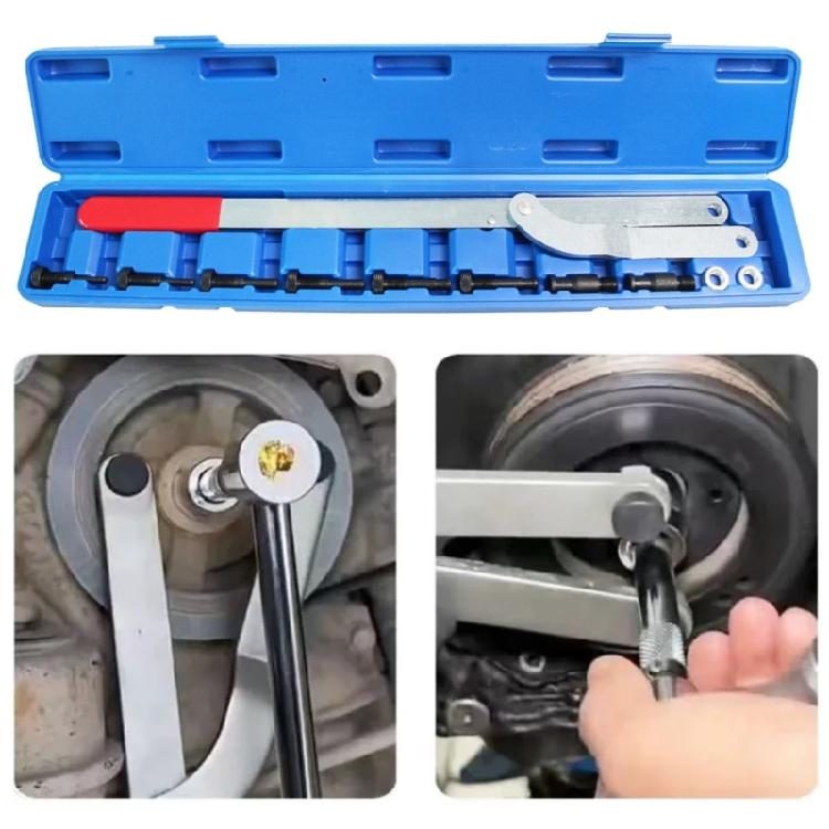 Multiple Purpose Pulley Removal Set Strong Strength Construction Universal Vehicle Pulley Holders Pulley Locking Tool
