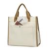 Canvas Bag Women's Large Capacity Multi-Pocket Tote Bag