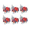 Medieval Military Building Blocks Cavalry Army Horse Animal Elephant Camel Wolf Crocodile Brick Toy Accessories S003