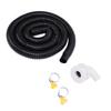 Boat Bilge Installation Kit Efficient Marine Bilge Drainage System with Flexible Thicken Pipe Clamps and Elbow
