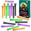 20 Stück Halloween-Süßigkeiten Plastik Mini-Seifenblasenstäbe Nachfüllbare Leere Seifenflasche Preise Kleinigkeiten Mitgebsel-Tüte Party