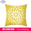 Yellow Geometric Simple Pattern Decorative Pillowcase Cushion Pillowcase Bedding Decoration