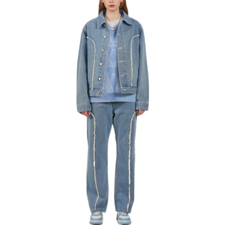Acme De La Vie/ADLV SS22 Denim Jacket Unisex Blue ADLV-22SS-JKDWST-BLU