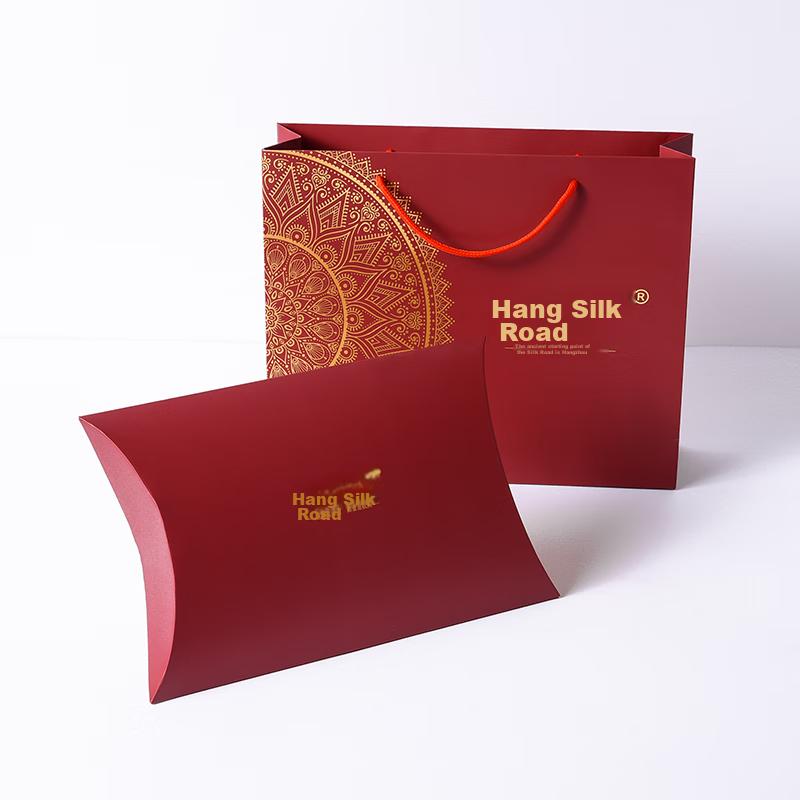 Hangsilu Silk Scarf for Men, Square Scarf, Formal Wear, Mulberry Silk Necktie, Birthday Gift, Holiday Present for Dad Or Husband, High-End Gift