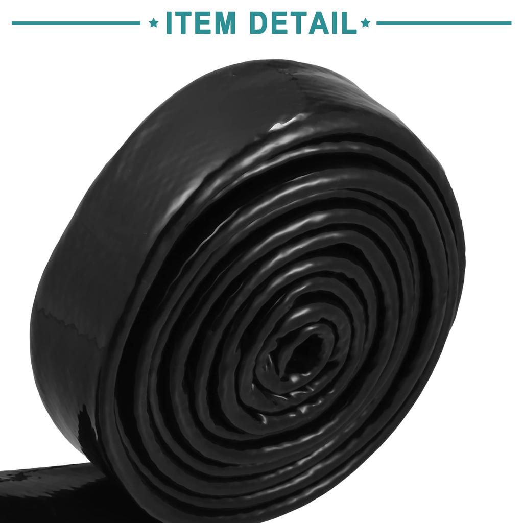 ACROPIX Thermal Insulated Fire Retardant Sleeve Pipe Silicone Glass Fiber Protection Line Wire Sleeve