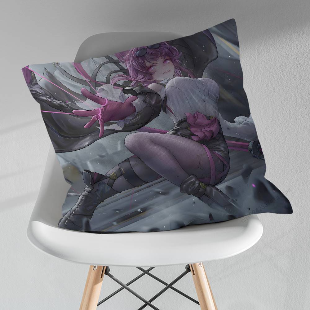 HHonkai Star Rail KKafka Verschiedene Größen Quadratische Kissenhülle Für Auto Zuhause Schlafzimmer Dekor Geburtstag Geschenk