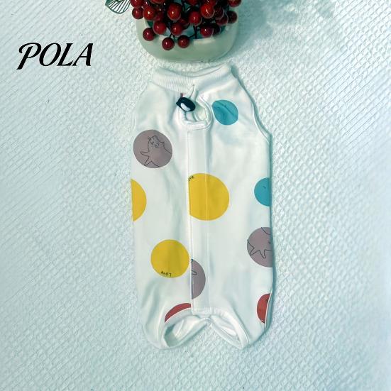 Cat Clothes Recovery Suit, Soft Cotton Clothing, Cute Cartoon Print Four-Leg Clothes, Lightweight Wear After Surgery Apparel for Female Male