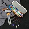 Sewing Needle Set Big Eyes Plastic Sewing Knitting Needle for Children DIY Hand Sewing Crochet Needle Learning Needle