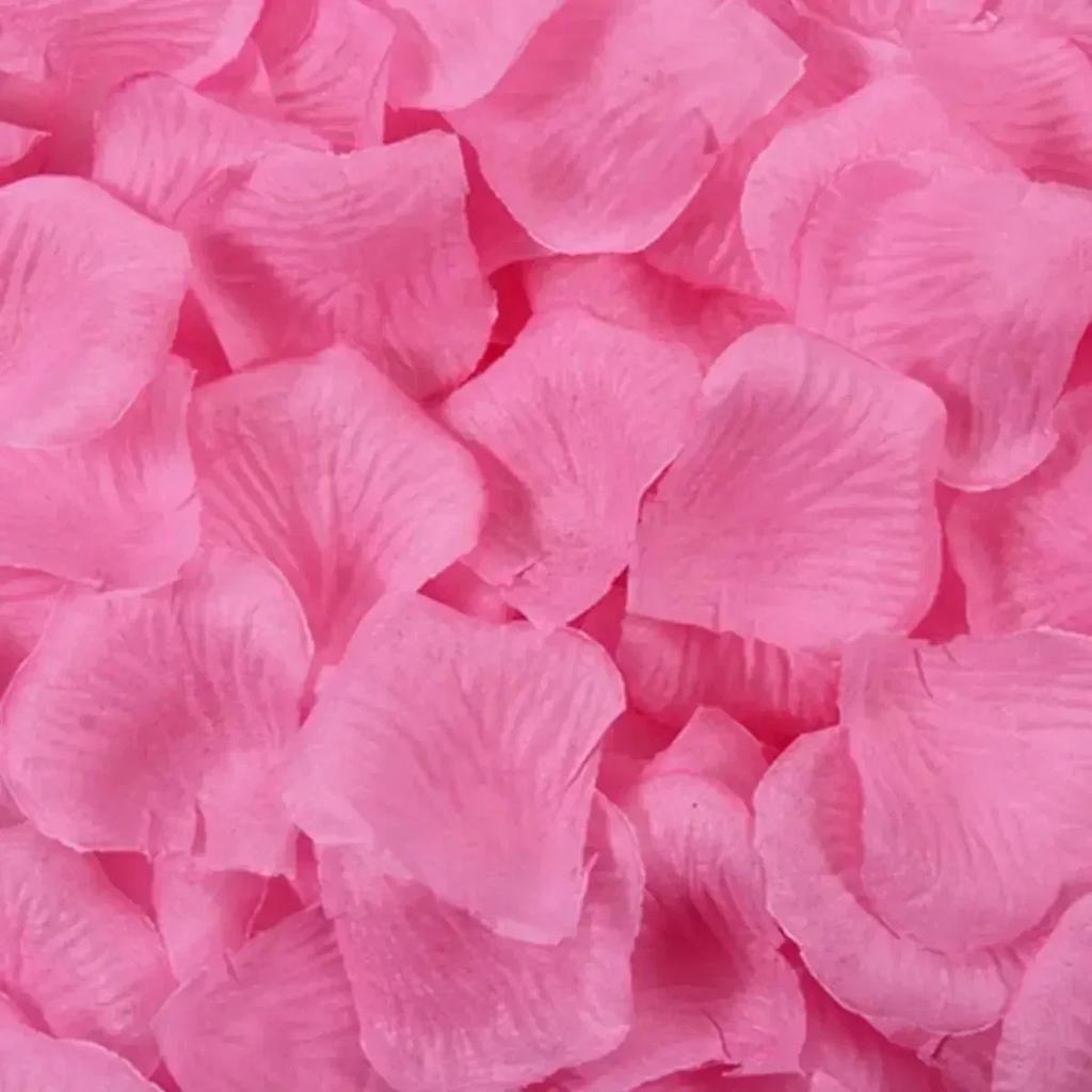 2000/100pcs Artificial Rose Petals Flowers Romantic Anniversary Silk Fake Petal for Brithday Wedding Party DIY Decoration Rose