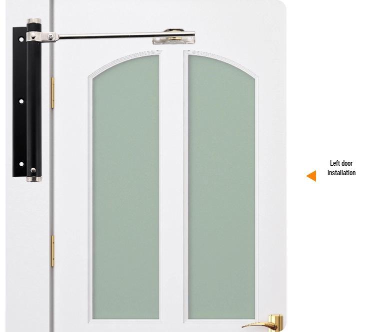 Automatic Door Closer: Anti-Collision Buffer for Wooden, Push-Pull, and Sliding Doors