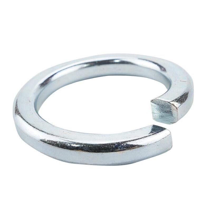 Electroplated 4.8 Grade Galvanized Spring Washer: Open Split Iron Ring M4-M16
