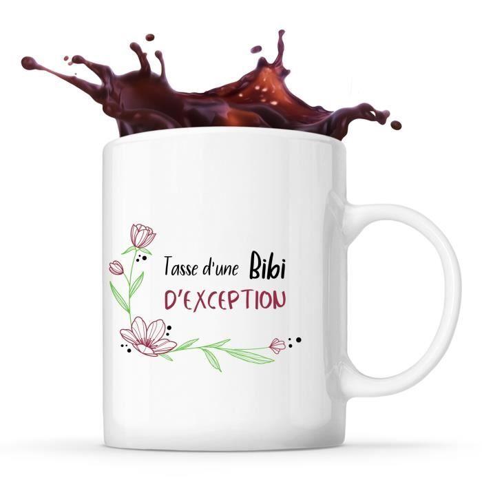 Mug - Bibi d'Exception - Céramique - Blanc - Cylindrique - 325 ml