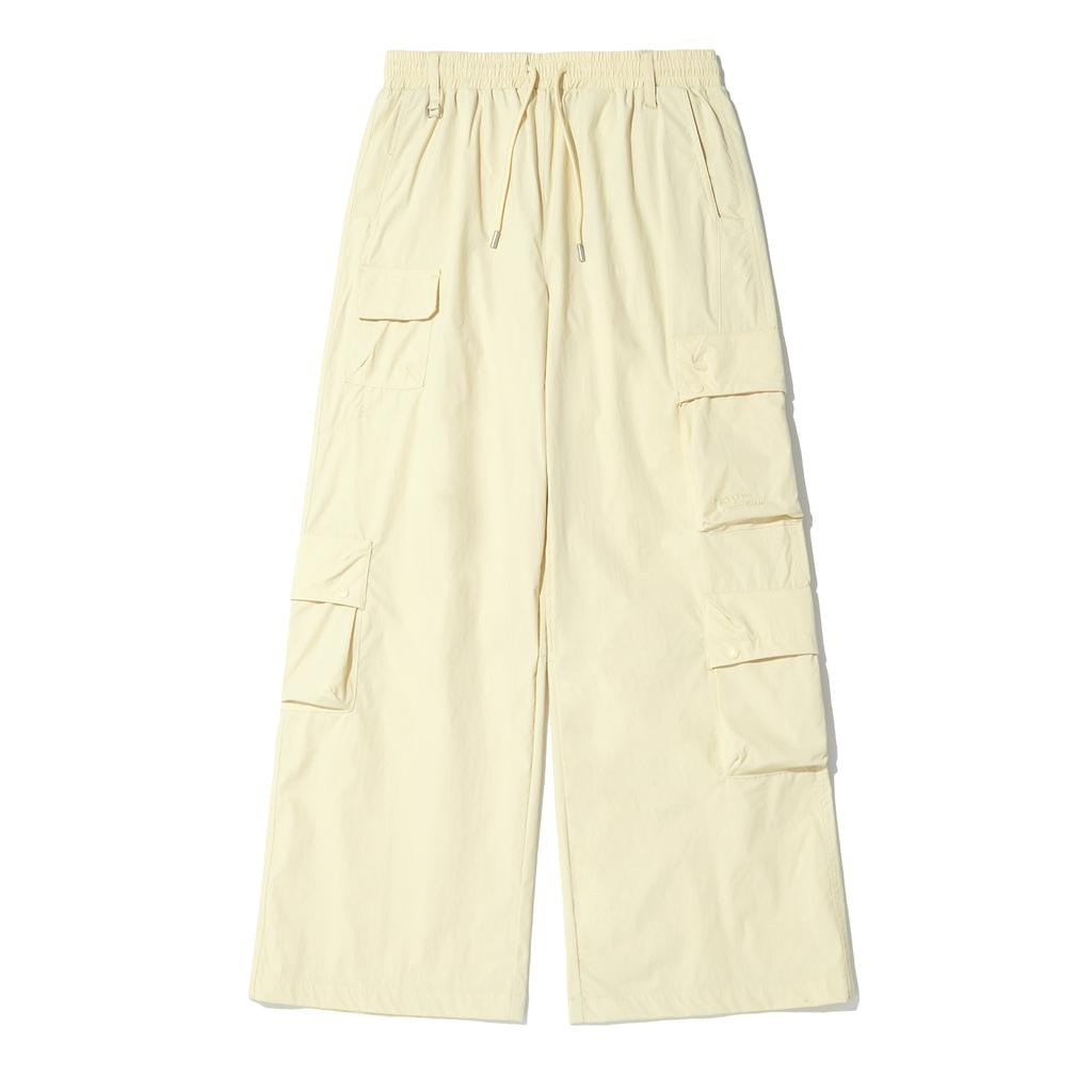 INTERCREW Women'S Stretch Cargo Wide Pants L Beige Ita2Pl52Ale