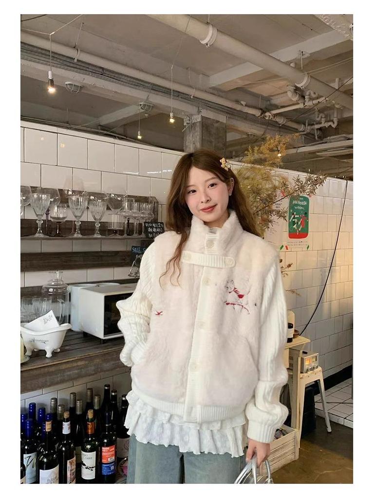 European-Style Long-Sleeved T-Shirt: Autumn/Winter Slimming Top with German Fleece, Half-High Neck