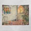 Vintage Garden Floral Landscape Tapestry, Cottagecore Aesthetic Wall Hanging, Bedroom Living Room Dorm Decor