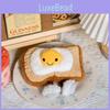 Fried Egg Cute Toast Cartoon Food Plush Toy Doll For Gifts And Room Decoration