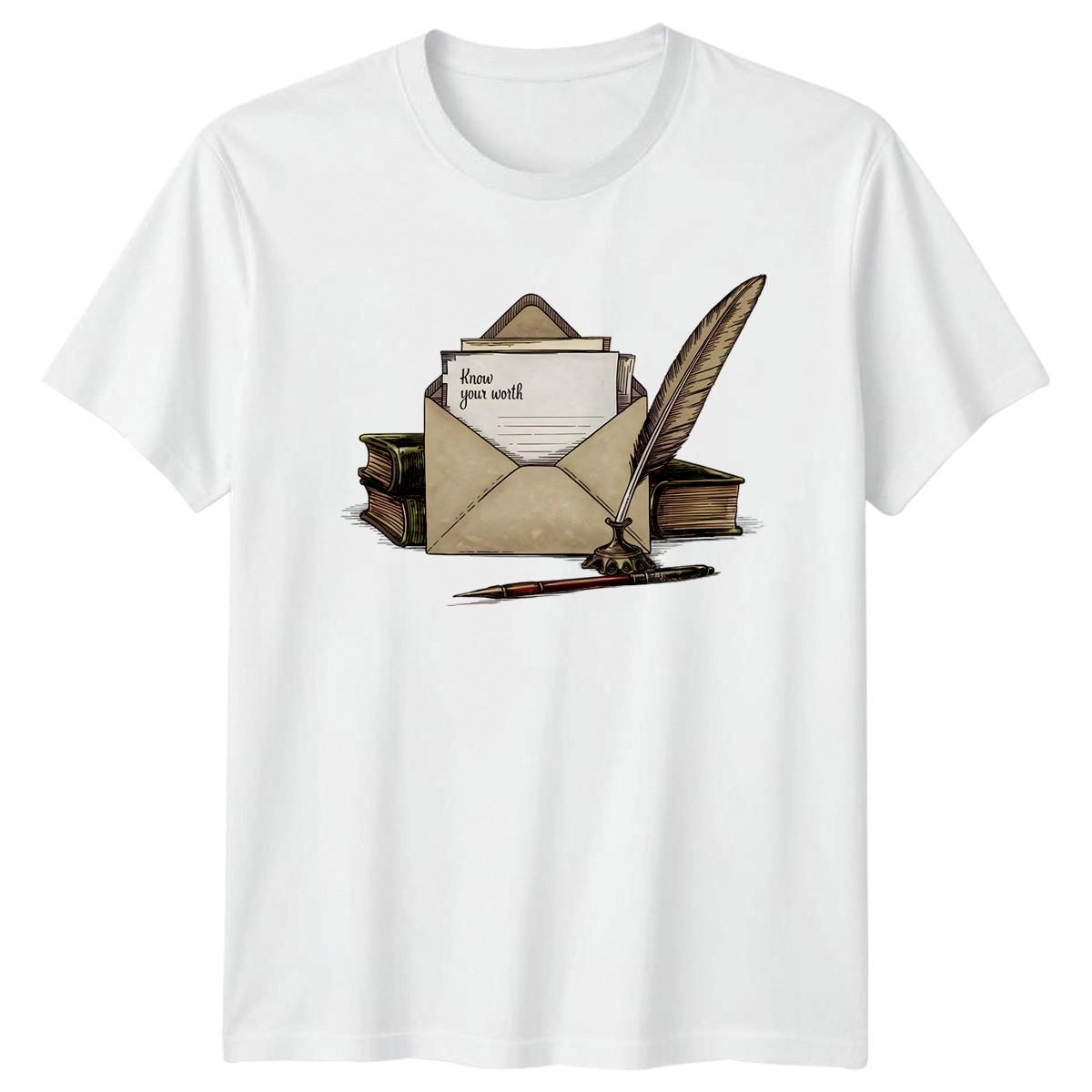 Know Your Worth T-Shirt Self Worth Motivational Birthday Gift For Him And Her S
