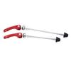 1 Pair Quick Release Bicycle Skewer Bike Wheel Hub Front and Rear Skewers Cycling ToolsRed