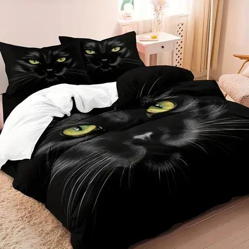 Comforter Cat With Cat Pattern Suitable For Children Boys Girls And Adults Soft Warm Comfortable And Breathable