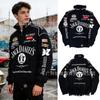 Gruba Bawełniana Haftowana Kurtka Motocyklowa Unisex Ciepła Odzież Wierzchnia Sporty Rowerowe