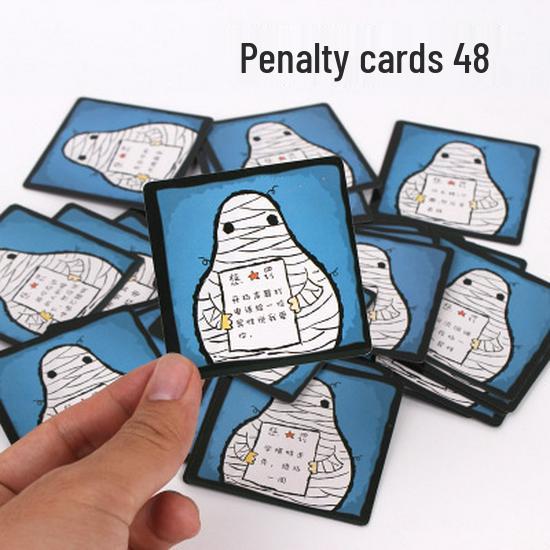 Punishment Card Game: 48-Card Tabletop Game Set