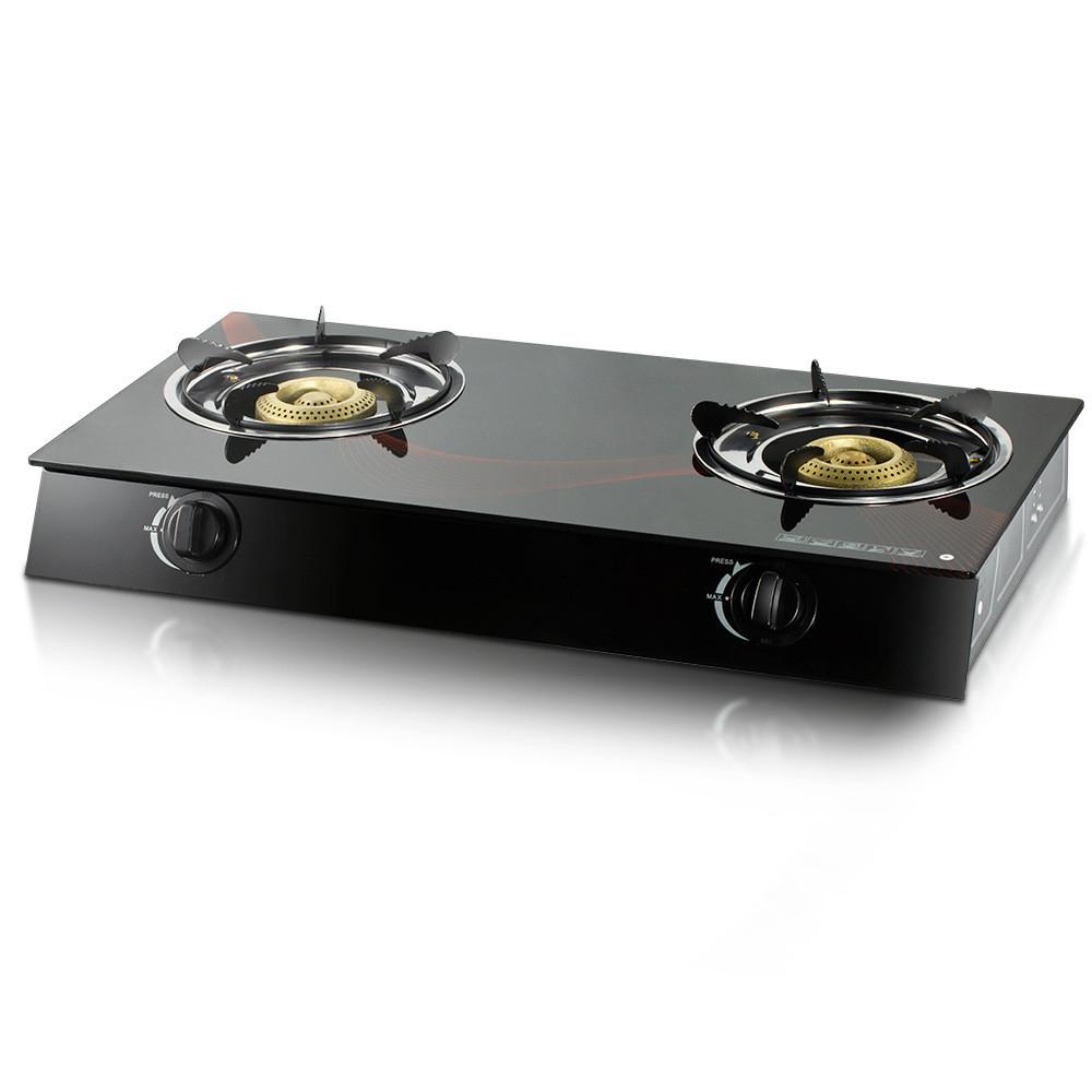 Fornello a gas da cucina per la casa Desktop Utensili da cucina da cucina Fornello a gas doppio semplice