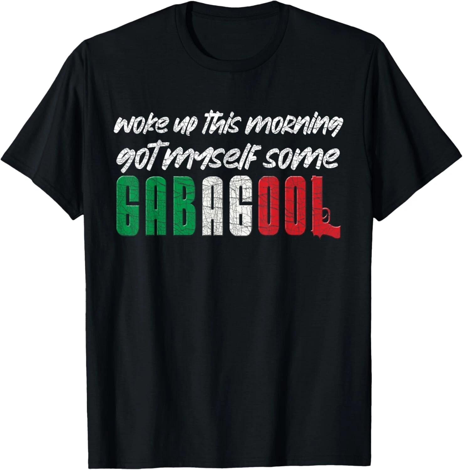Gabagool Italian Pride Funny Quotes Columbus Day Gabagool T shirt 4XL