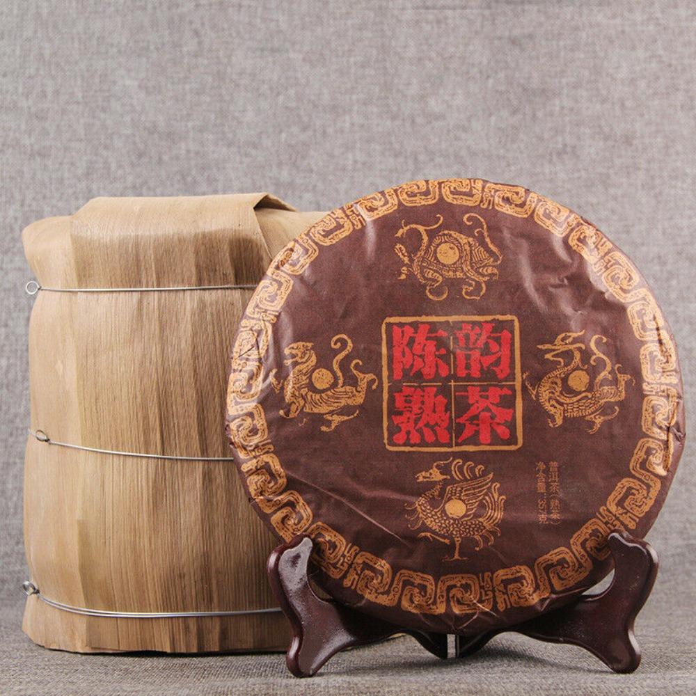 357g Top Chinese Pu-Erh Tea Yunnan Menghai Chen Yun Ripe Healthy Drink