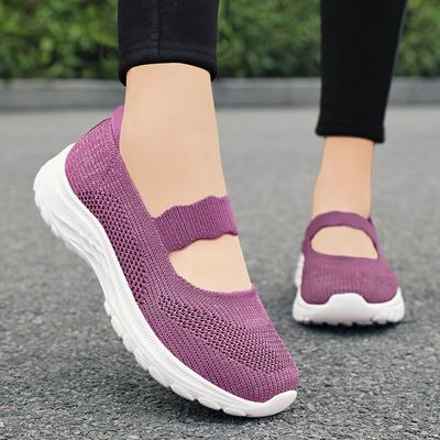 Women's Shoes Summer Stylish Mom Shoes Women's Shoes New Old Beijing Cloth Shoes Soft Bottom Leisure Shoes for the Elderly