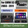 WIFI Android 13 For BMW X3 E83 2003 - 2011 Car Radio Video Player CarPlay Android Auto GPS Bluetooth Navigation No 2din DVD QLED