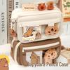 Capybara Pencil Case, 2024 Design, Large Capacity, Unisex, for School Students, Trendy and Practical Stationery Bag.