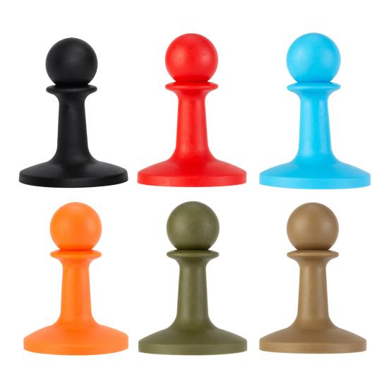 4 Peças Cobertura de Ponta de Haste de Lona Proteções contra Raios Tampa Acessórios Protetores de Isolamento de Ponta de Haste de Suporte para Acampamento Caminhada Toldo Tenda Abrigo