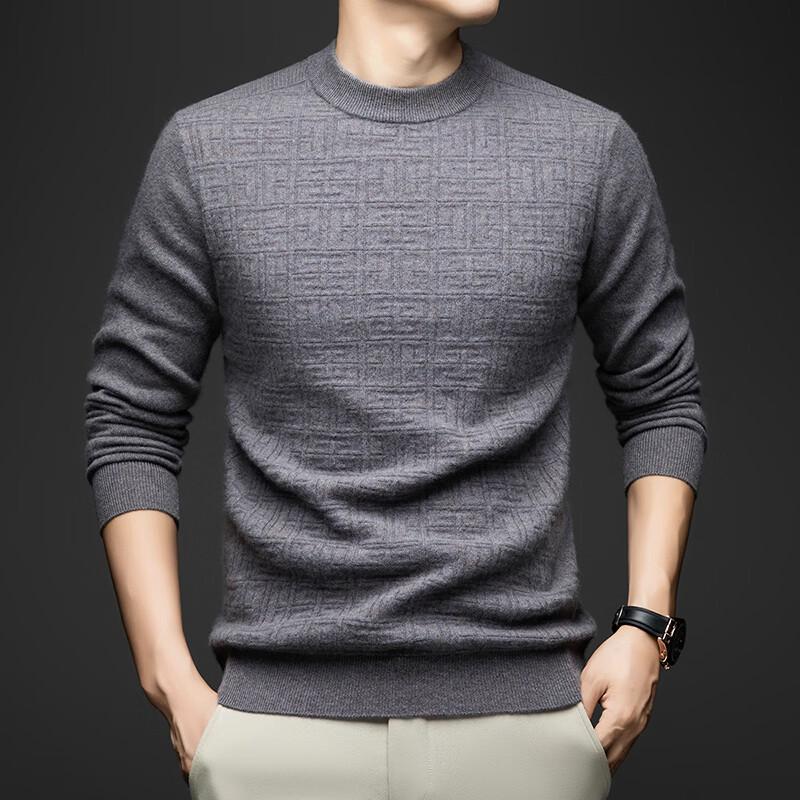 Firstview Men s 30% Cashmere 70% Wool Long Sleeve Sweater 2XL