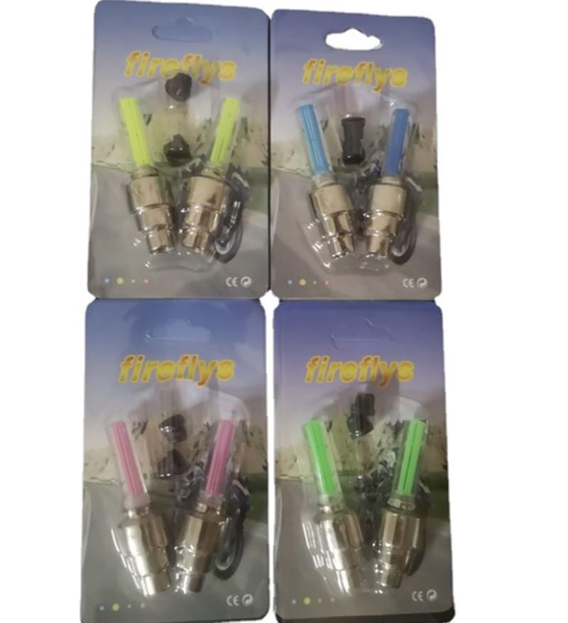 Fluorescent Bicycle Valve Stem Light for Mountain Bikes