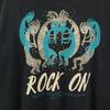 FRUIT OF THE LOOM 90s Old ROCK ON Short Sleeve T-shirt L Single Stitch Men's Used