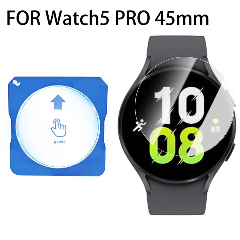 Tvrzené sklo pro Samsung Galaxy Watch 8 7 6 5 4 Nástroj pro snadnou instalaci jedním kliknutím Ochranná fólie na displej pro Samsung Watch 8 Classic 40mm 44mm Příslušenství